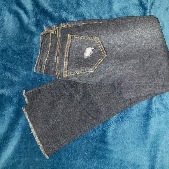 NOBO High Rise Crop Flare Jeans 3 - Picture 6 of 8